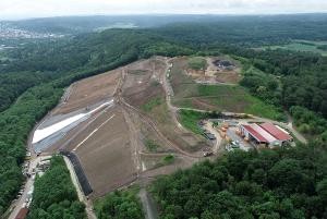 Luftbild Kreismülldeponie Leonberg