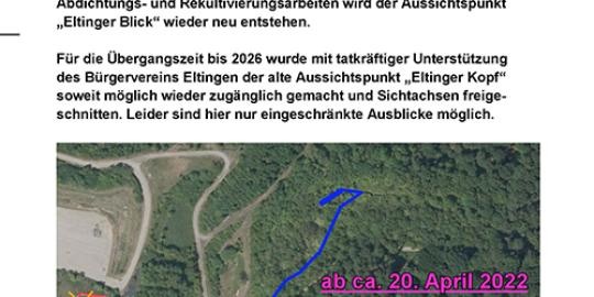 01 Zugang Eltinger Blick nach Ostern 2022 geschlossen