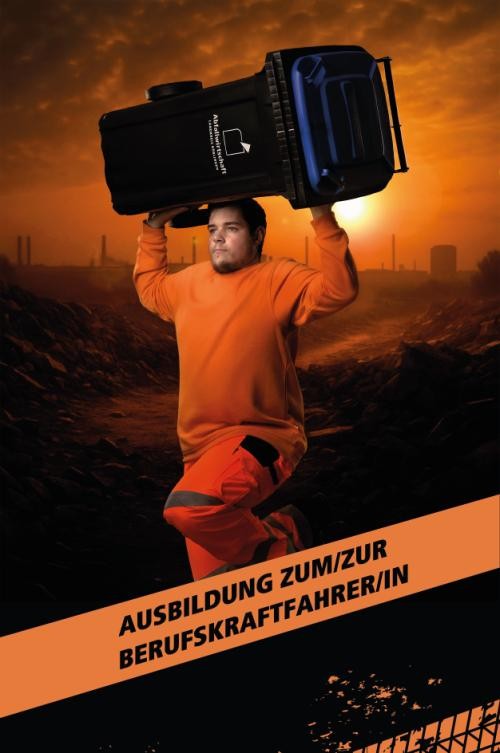 Werbeplakat Azubi Berufskraftfahrer