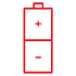 Piktogramm Batterien Piktogramm einer Batterie